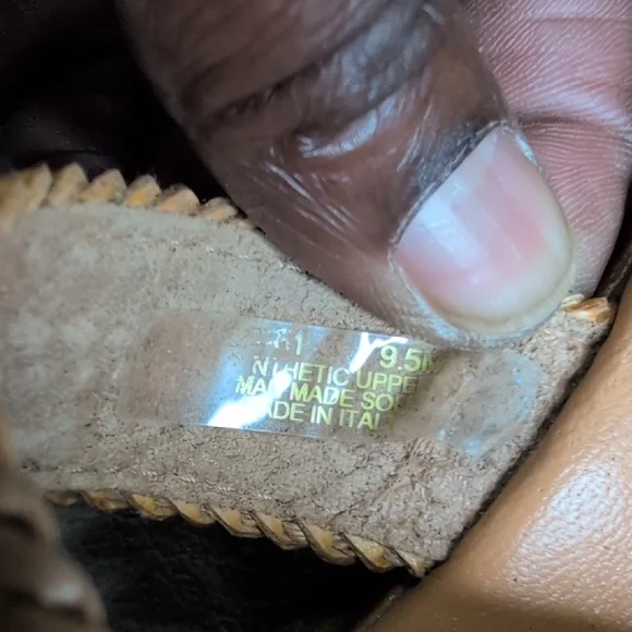 Mariiella Braided Tan Sandals size 9.5M - Picture 8 of 9